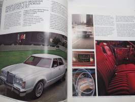 Mercury Cougar 1979 -myyntiesite / sales brochure