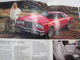 Mercury Cougar 1979 -myyntiesite / sales brochure