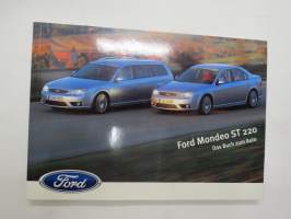 Ford Mondeo ST 220 - Das Buch zum Auto -myyntiesite / sales brochure