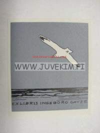 Ex Libris Ingeborg Gayer -kirjanomistajamerkki
