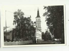 Oulu   - paikkakuntapostikortti kulkenut 1955