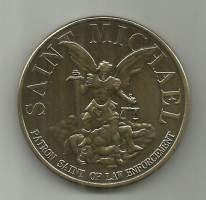 Phoenix Police  challenge coin / haastekolikko 40 mm pillerissä  pronssin värinen 40 mm