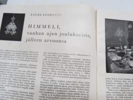 Nuorisoseuraväen Joulu 1955 -joululehti, Itsekasvatuksen päämäärä, Santeri Alkio, Kanteleensoittaja Kreeta Haapasalo, Suur-Suvipäivien kansantanhuja -värikuva, ym.