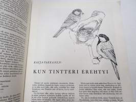 Nuorisoseuraväen Joulu 1955 -joululehti, Itsekasvatuksen päämäärä, Santeri Alkio, Kanteleensoittaja Kreeta Haapasalo, Suur-Suvipäivien kansantanhuja -värikuva, ym.