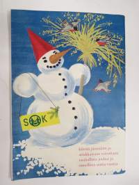 Nuorisoseuraväen Joulu 1955 -joululehti, Itsekasvatuksen päämäärä, Santeri Alkio, Kanteleensoittaja Kreeta Haapasalo, Suur-Suvipäivien kansantanhuja -värikuva, ym.