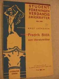 Fredrik Böök som litteraturkritiker