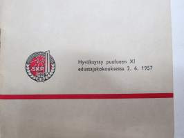 Suomen Kommunistisen Puolueen säännöt 1957