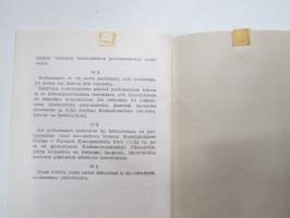 Suomen Kommunistisen Puolueen säännöt 1957