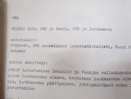 Suuri suomalainen internationalisti Otto Wille Kuusinen - Eteenpäin SKP:n johdolla Otto Wille Kuusisen viitoitttamaa tietä! -pioneerijulkaisu