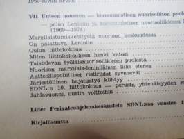 Vallankumouksellinen nuorisoliike Suomessa - sosialistinen Nuorisoliitto, historiaa ja nykypäivää äärivasemmistolaisesta näkökulmasta