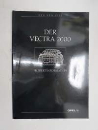 Opel Vectra 2000 1990 Produktinformation -myyntiesite / sales brochure