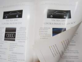 Opel Vectra 2000 1990 Produktinformation -myyntiesite / sales brochure