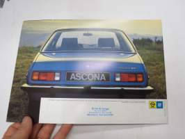 Opel 1979 -myyntiesite / sales brochure