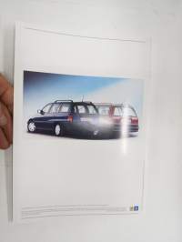 Opel Astra / Omega Caravan 1992 -myyntiesite / sales brochure