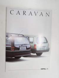 Opel Kadett / Omega Caravan 1991 -myyntiesite / sales brochure