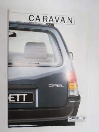 Opel Kadett Caravan 1986 -myyntiesite / sales brochure