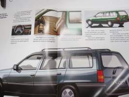 Opel Kadett Caravan 1986 -myyntiesite / sales brochure