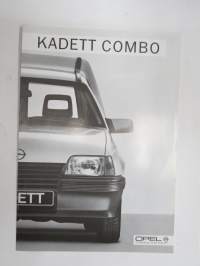 Opel Kadett Combo 1986 -myyntiesite / sales brochure