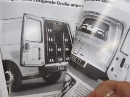 Opel Kadett Combo 1986 -myyntiesite / sales brochure