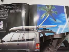 Opel Omega Caravan 1987 -myyntiesite / sales brochure