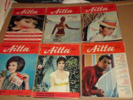 Elokuva-Aitta vuosikerta  1962 24 numeroakansisssa kirjoitusta