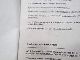 Honda F220 puutarhajyrsin - käyttö- ja huolto-ohjeet / jordfräs bruks- och service anvisningar