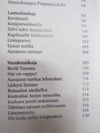 Lauluja Turusta - Turkuseura - Turku-aiheinen laulukirja