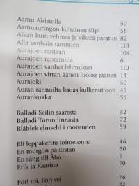 Lauluja Turusta - Turkuseura - Turku-aiheinen laulukirja