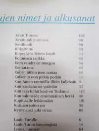 Lauluja Turusta - Turkuseura - Turku-aiheinen laulukirja