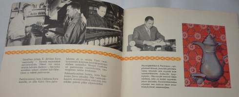 Ne täyteläiset, hienot maut...  . Oka kahvi esite vuodelta 1950