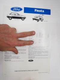 Ford Fiesta 197? -myyntiesite / sales brochure