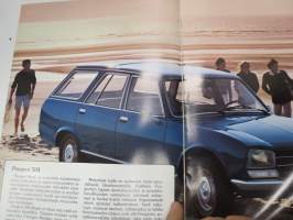Peugeot 504 1978 -myyntiesite / sales brochure