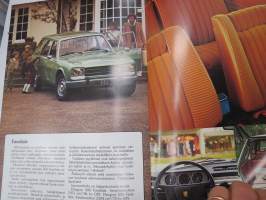 Peugeot 504 1978 -myyntiesite / sales brochure