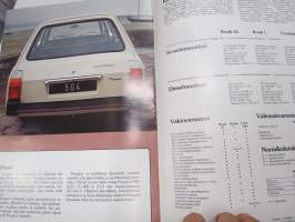 Peugeot 504 1978 -myyntiesite / sales brochure
