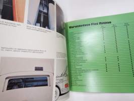 Fiat Ritmo 1979 -myyntiesite / sales brochure