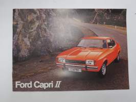 Ford Capri II 1975 -myyntiesite / sales brochure