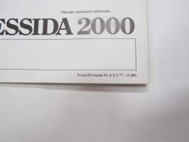 Toyota Cressida 2000 1978 -myyntiesite / sales brochure