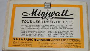 Radio tubes Quatrieme edition remise a jour