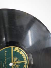 Homocord O.4-23076 T. Pekkarinen - Juna menee Tampereelle I / II kuulelma levy -savikiekkoäänilevy / 78 rpm 10&quot; record