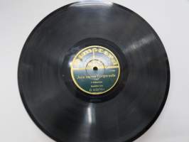 Homocord O.4-23076 T. Pekkarinen - Juna menee Tampereelle I / II kuulelma levy -savikiekkoäänilevy / 78 rpm 10&quot; record