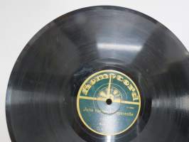 Homocord O.4-23076 T. Pekkarinen - Juna menee Tampereelle I / II kuulelma levy -savikiekkoäänilevy / 78 rpm 10&quot; record