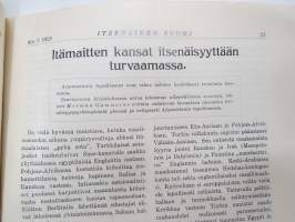 Itsenäinen Suomi 1929 nr 2 Itsenäisyyden muistomerkki ja stadion, Itsenäisyytemme velvoitus, Itämaitten kansat itsenäisyyttään turvaamassa, Elokuva &quot;Meidän poikamme&quot;