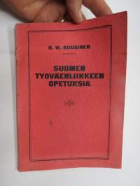 Suomen työväenliikkeen opetuksia