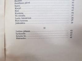 Risti lumessa - runoja