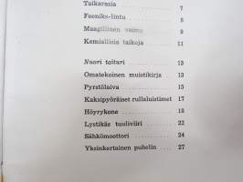 Nuori taikuri ja taituri - pieniä taikatemppuja ja rakentelutehtäviä