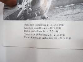 Moskovan Suuri Sirkus Suomessa 1981 -esite / ohjelma -program