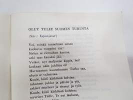 Lasikantinen laulukirja - Auran Panimo Oy -song book