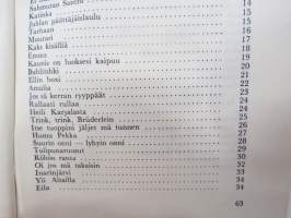 Lasikantinen laulukirja - Auran Panimo Oy -song book