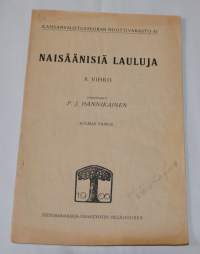 Naisäänisiä lauluja 8. vihko