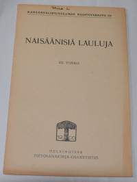 Naisäänisiä lauluja 22. vihko